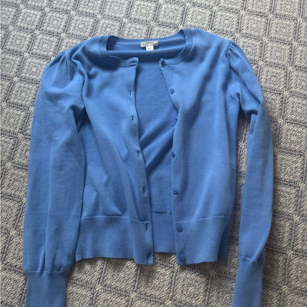 Crewcuts Women's Sky Blue Cardigan Sweater